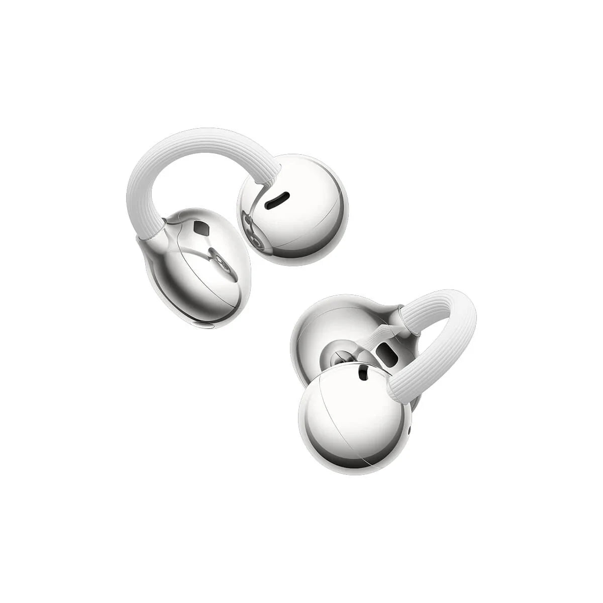 Huawei FreeClip 2 white open-ear design close up