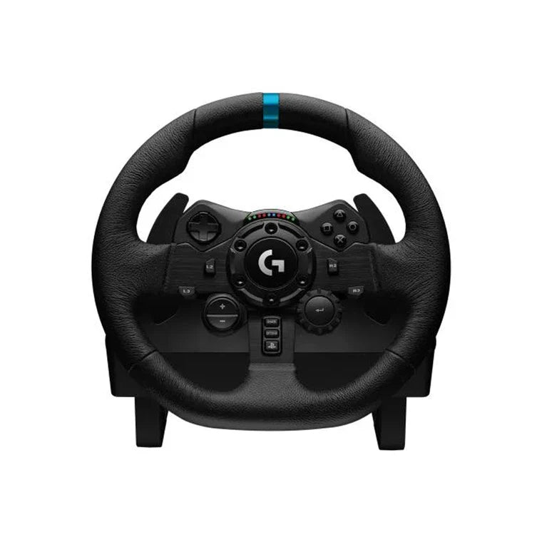 Logitech G923 racing wheel front
