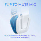 Logitech G335 Wired Gaming Headset – White – 3.5mm (Flip to Mute Mic}