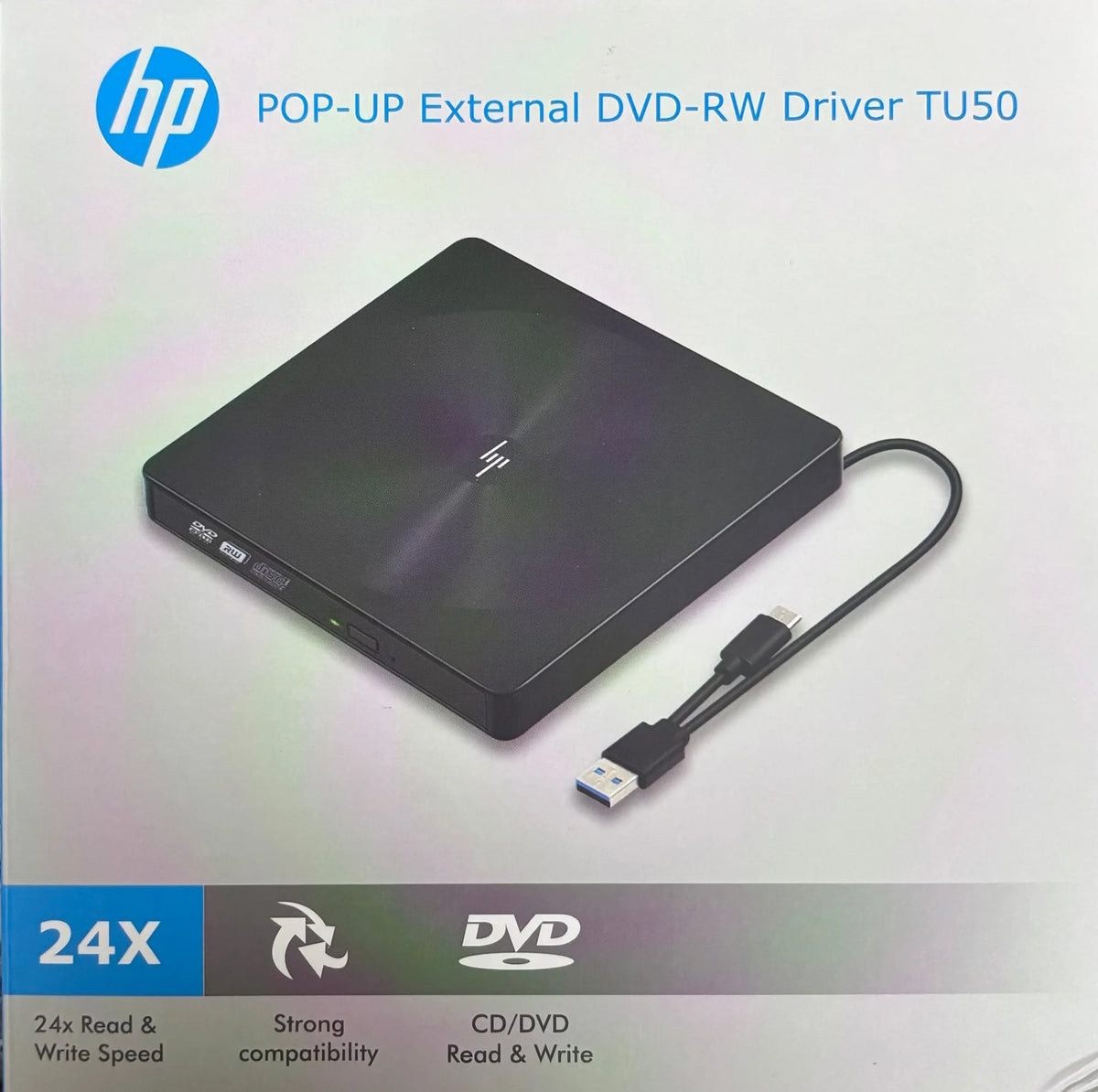 HP POP-UP EXTERNAL DVD-RW DRIVER TU50