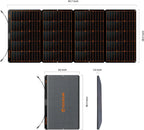 FlexSolar 360W solar panel unfolded outdoors