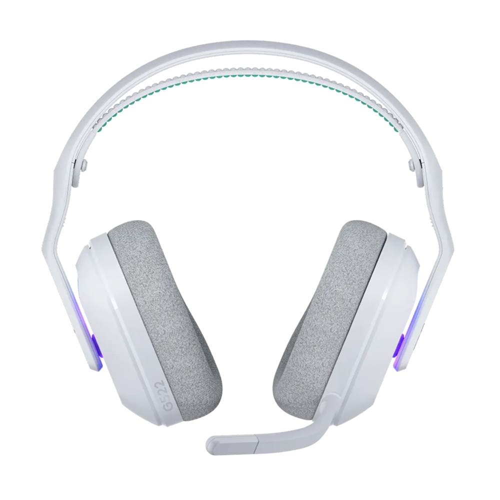 Logitech G522 LIGHTSPEED Wireless Gaming Headset with LIGHTSYNC RGB, White
