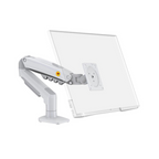 NB F80-XE Single Monitor 17″ – 32″ Arm Desk Mount Table Stand Full Motion Flat, 2-9 KG (White)