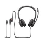 Logitech H390 USB Headset in-line controls, Noise Cancelling Mic