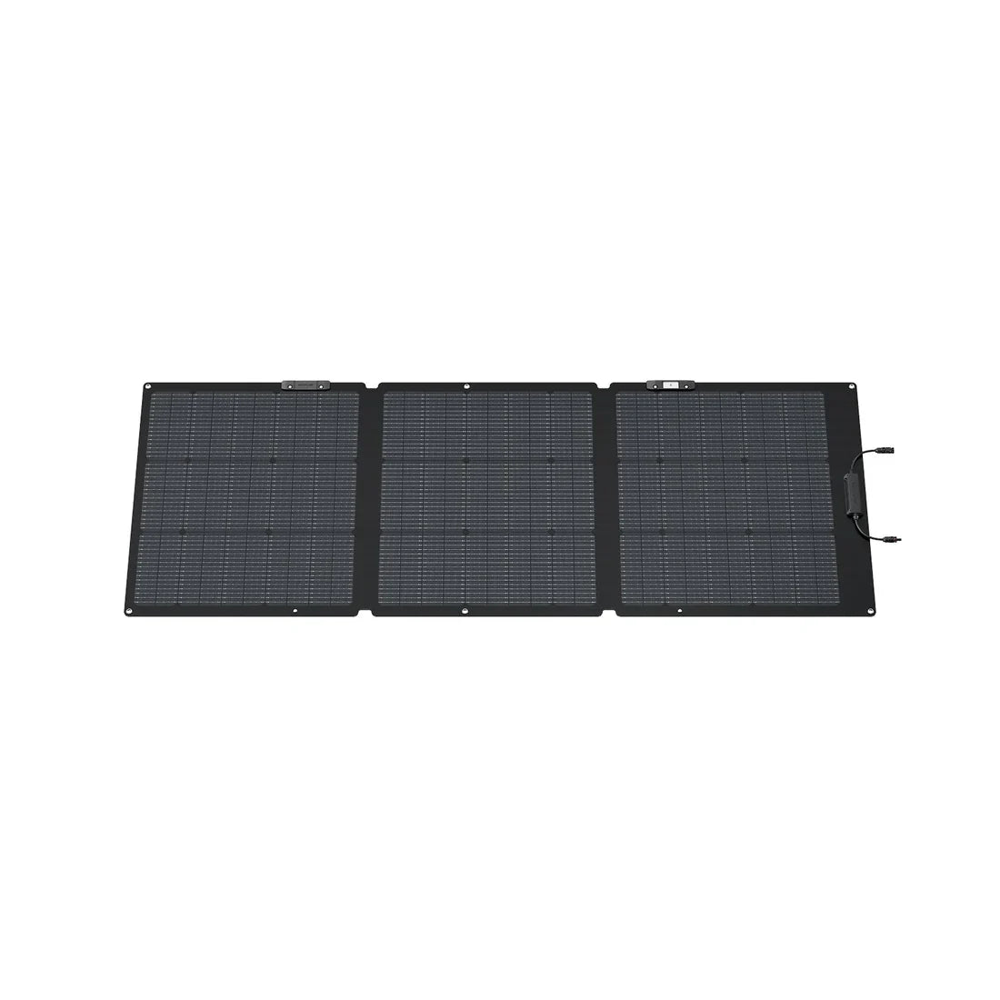 EcoFlow 220W solar panel unfolded outdoors