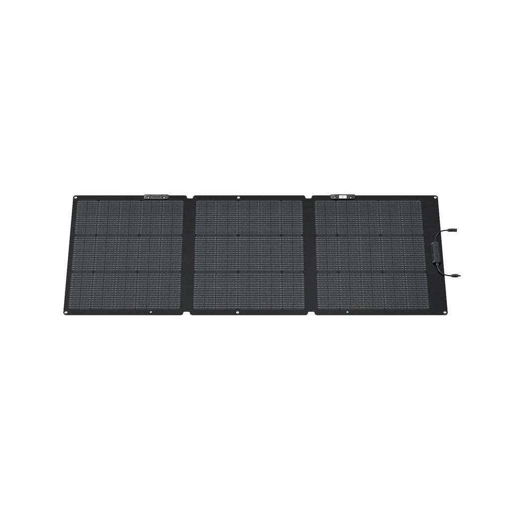 EcoFlow 160W solar panel unfolded outdoors