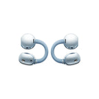 Huawei FreeClip 2 blue earbuds with charging case