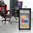 Sayona mini refrigerator black finish office room