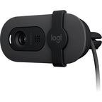 Logitech Brio 105 Full HD Webcam with Privacy Shutter – Black