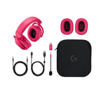 Logitech G Pro X 2 LIGHTSPEED Wireless Gaming Headset, Pink
