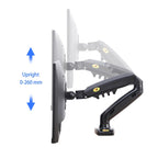 NB F80 Single Monitor 17″ – 30″ Arm Desk Mount Table Stand Full Motion Flat, 2-9 KG