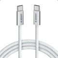 Anker Zolo 240W USB-C to USB-C Cable, Braided and Dirt-Free 1.8m (6ft) | White