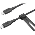 Anker 542 USB-C to Lightning Cable 30W -Bio-Nylon -3ft -Black -A80B5H11