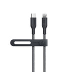 Anker 542 USB-C to Lightning Cable 30W -Bio-Nylon -3ft -Black -A80B5H11