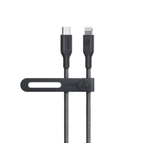Anker 542 USB-C to Lightning Cable 30W -Bio-Nylon -3ft -Black -A80B5H11