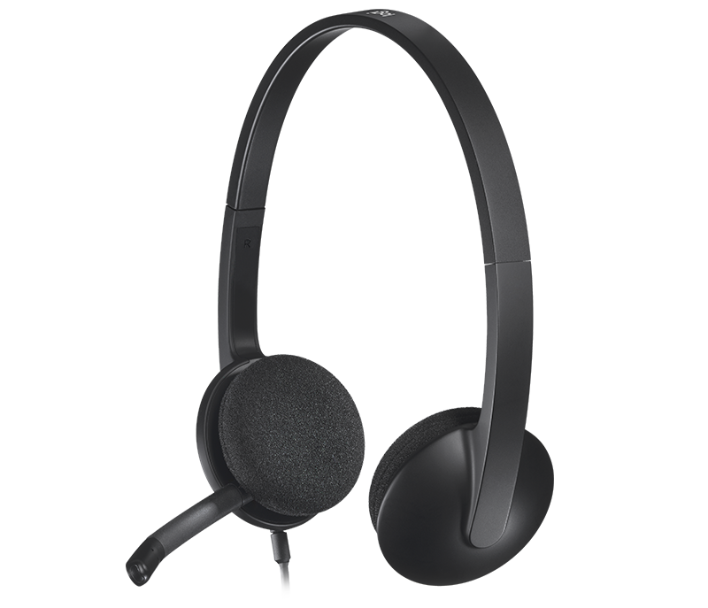 Logitech H340 USB Headset Noise Canceling Microphone