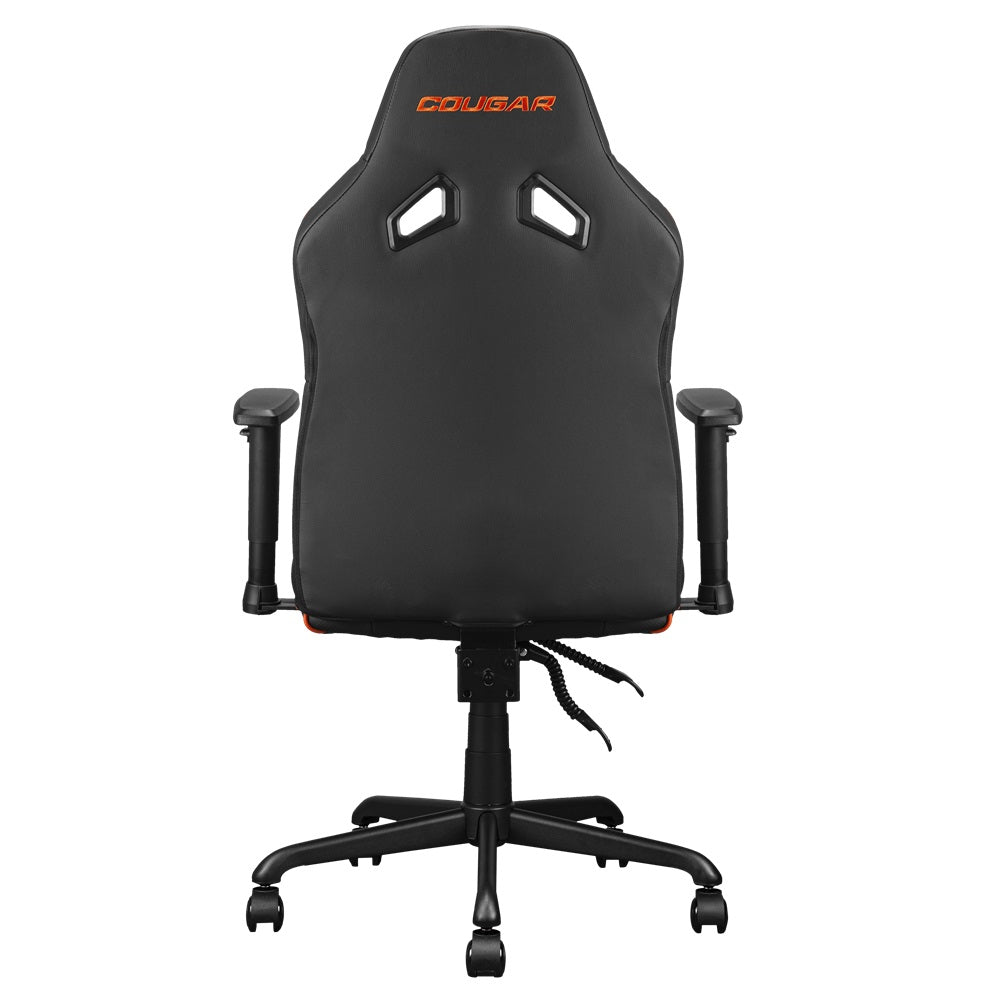 Cougar Fusion S gaming chair base and casters detail
