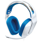 Logitech G335 Wired Gaming Headset – White – 3.5mm (Flip to Mute Mic}