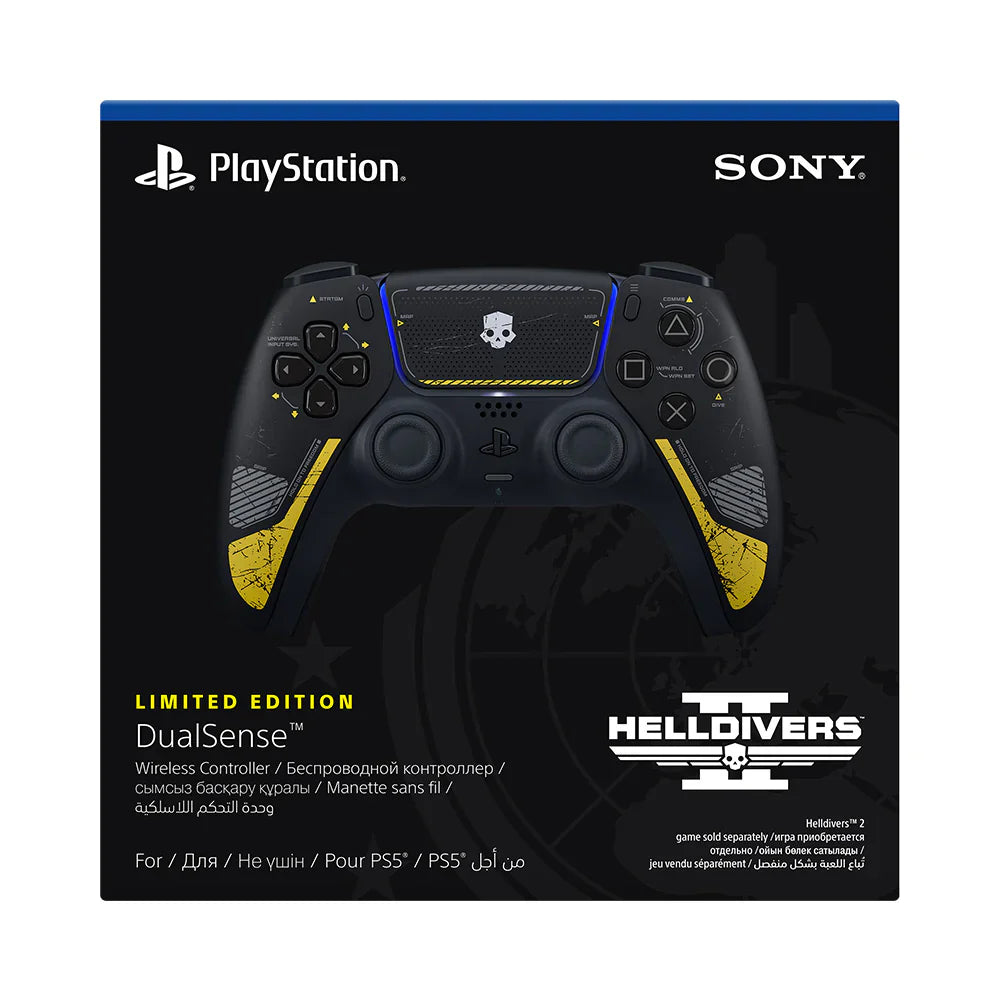 Helldivers 2 DualSense controller packaging