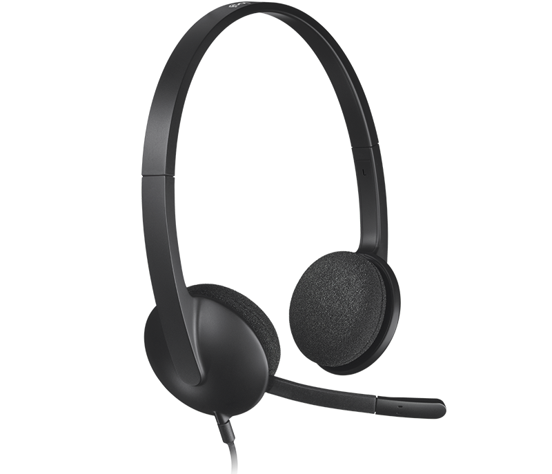 Logitech H340 USB Headset Noise Canceling Microphone