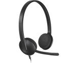 Logitech H340 USB Headset Noise Canceling Microphone