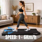 2.5HP Walking Pad Treadmill with 4 Level Vibration Massager