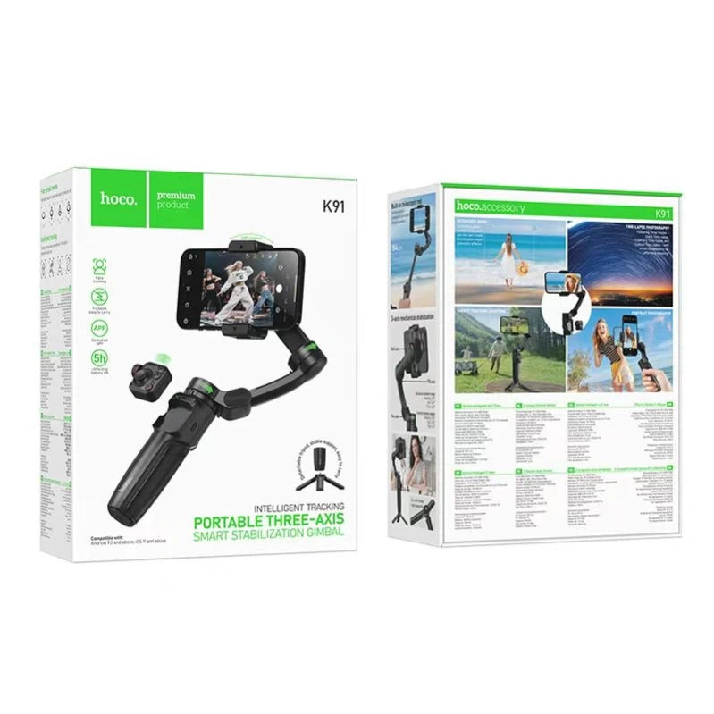 Hoco K91 Three-Axis Intelligent Gimbal Stabilizer