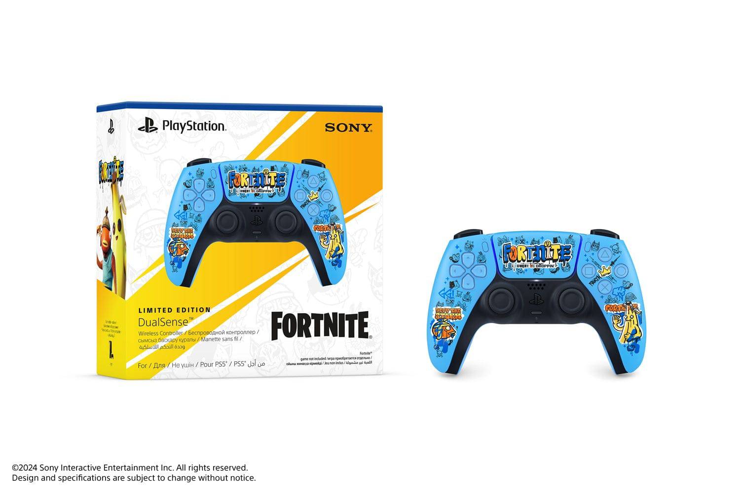 Fortnite DualSense controller detail