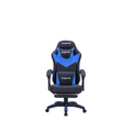 Legend gaming chair with footrest blue front view Kuwait