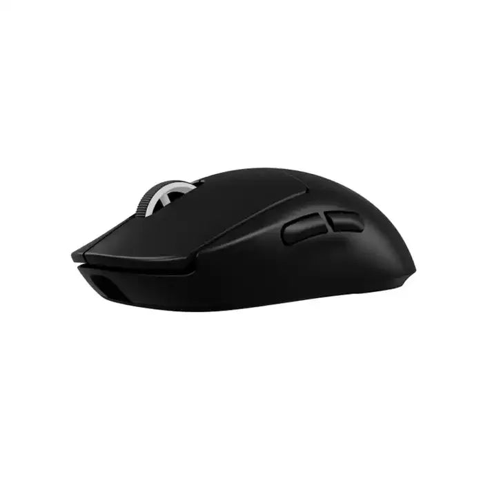 Logitech Pro X Superlight 2 black gaming mouse side view