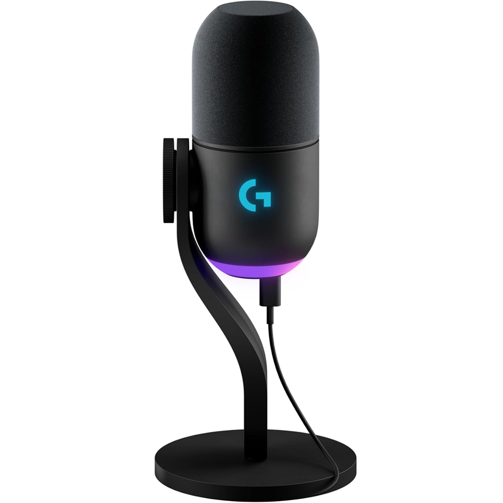 Logitech Yeti GX Dynamic USB Gaming Microphone with LIGHTSYNC RGB, Black