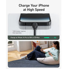 Anker 542 USB-C to Lightning Cable 30W -Bio-Nylon -3ft -Black -A80B5H11