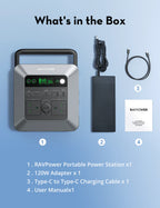 RAVPower RP-PB237 600W power station packaging Kuwait
