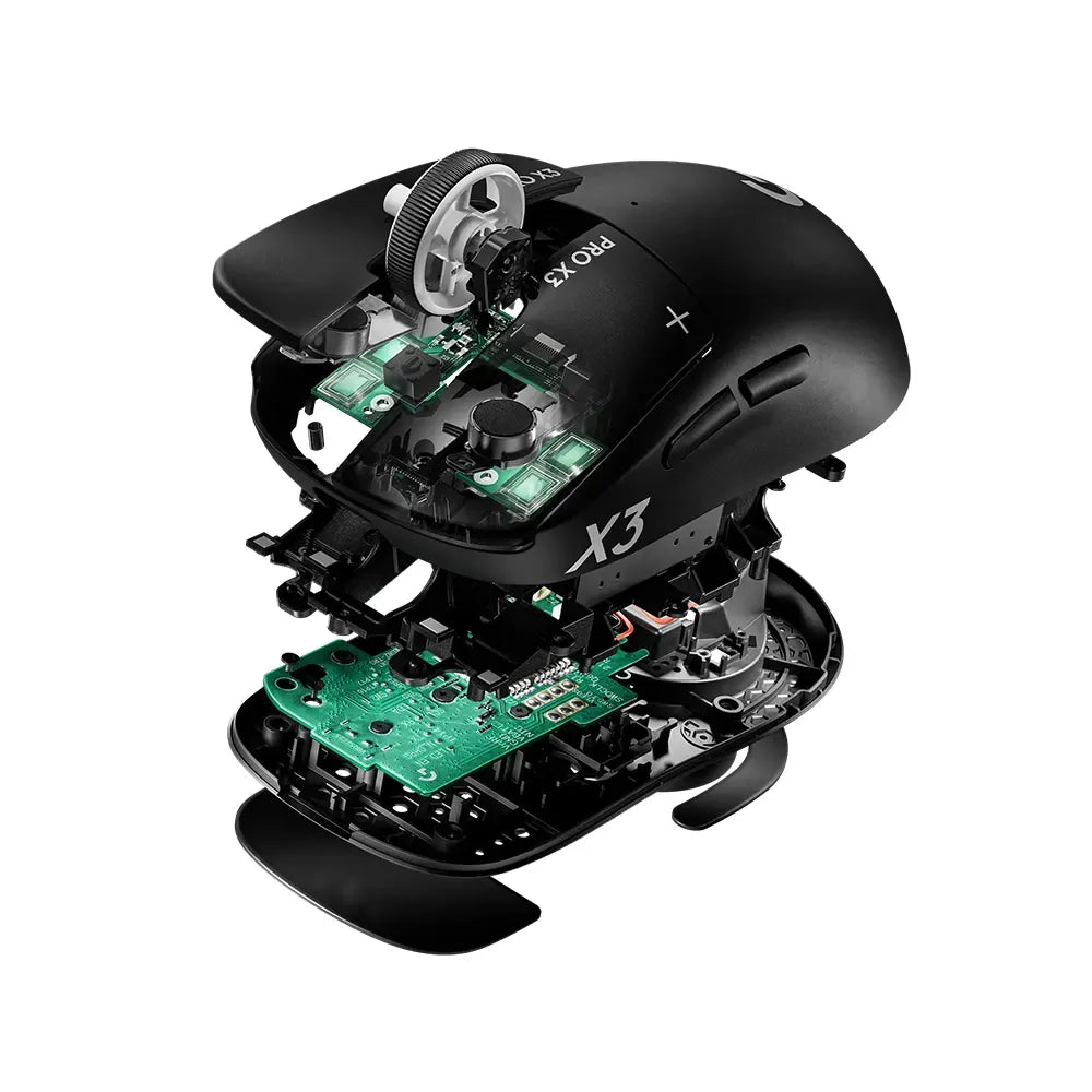 Logitech Pro X3 Superstrike Lightspeed Wireless Gaming Mouse - Midnight Black
