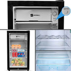 Sayona mini refrigerator hidden handle design