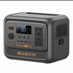 BLUETTI Premium 100 V2 solar input charging outdoors