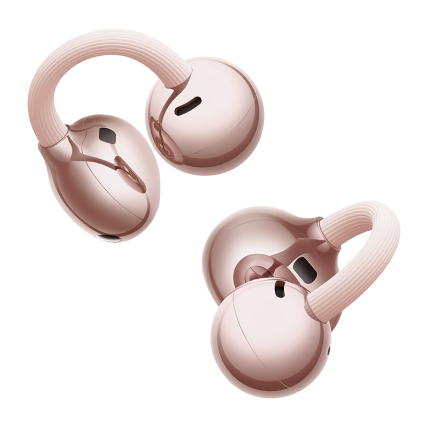 Huawei FreeClip 2 gold open-ear design close up