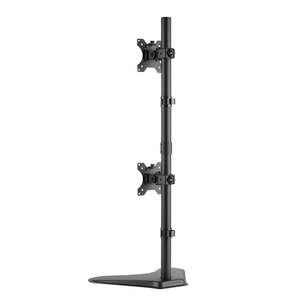 Skilltech SH120 T02V Vertical Dual-Monitor Steel Articulating Desktop Mount