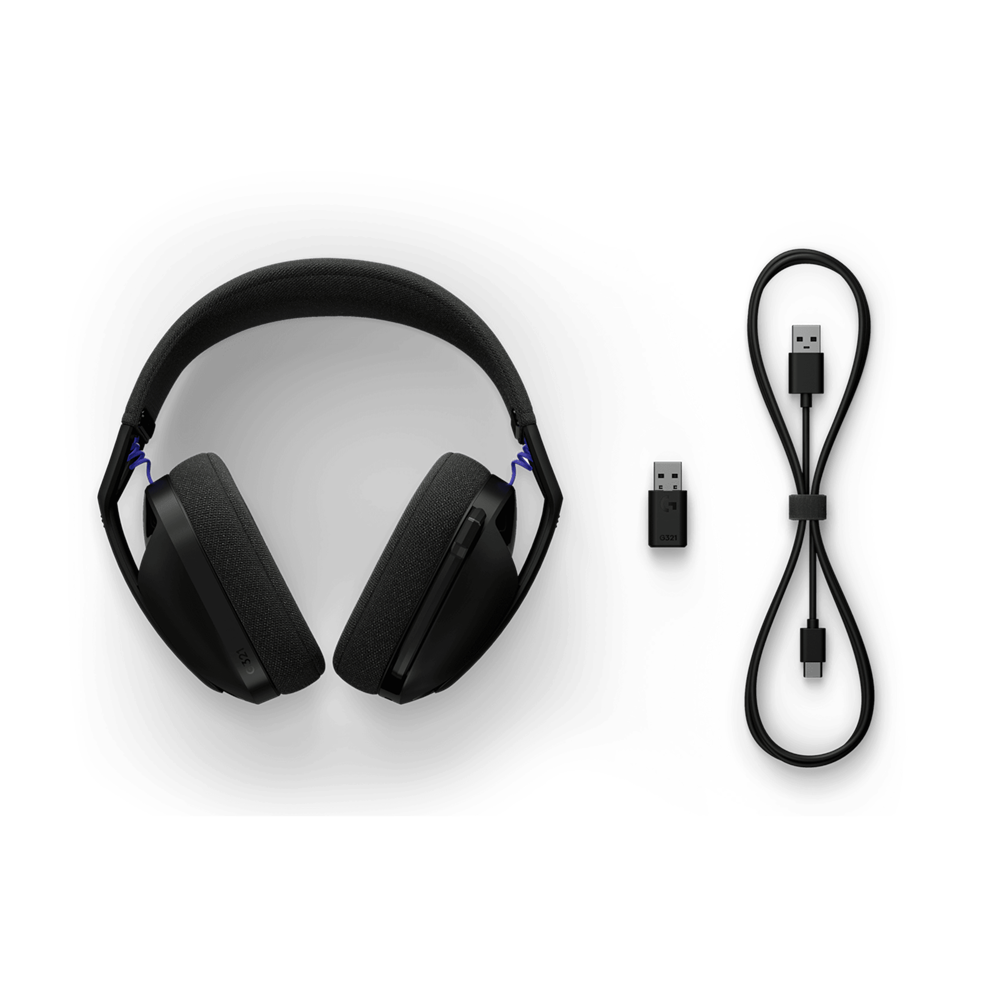 Logitech G321 LIGHTSPEED Wireless Gaming Headset, Black