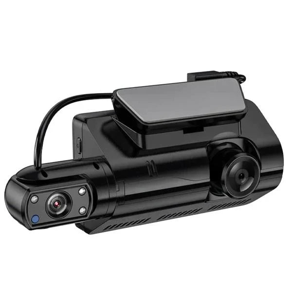 Hoco Di07 dual camera dashcam front view mounted on windshield Kuwait