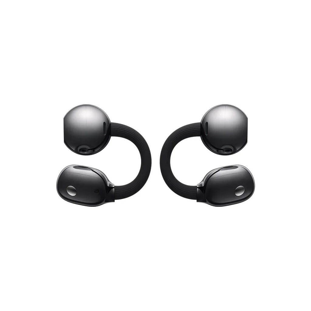 Huawei FreeClip 2 black earbuds with charging case