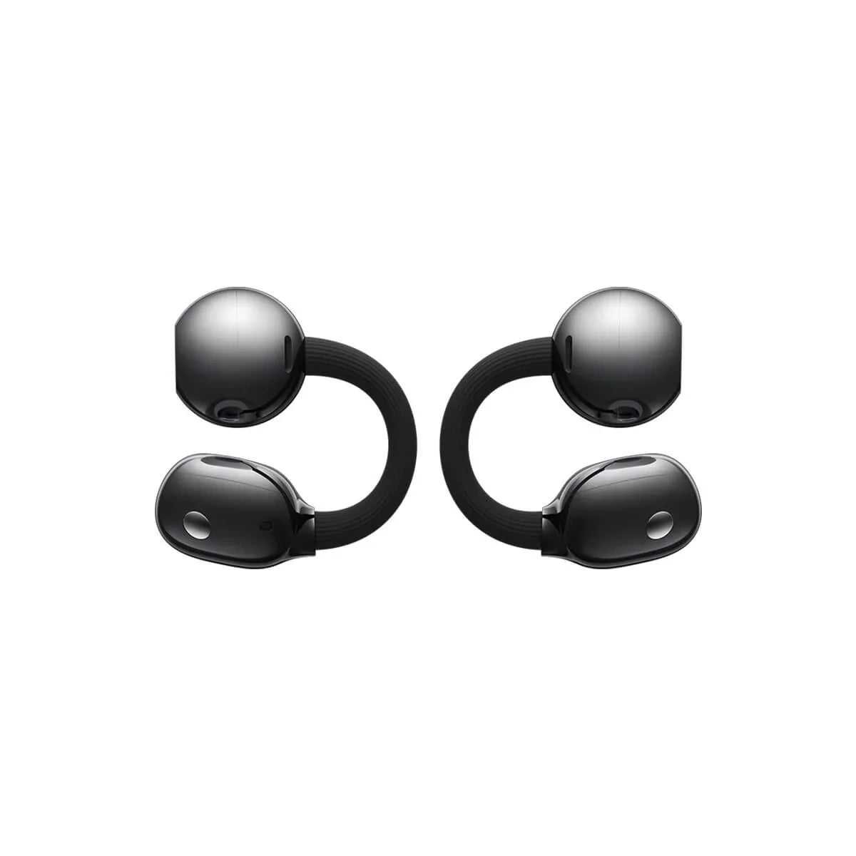 Huawei FreeClip 2 black earbuds with charging case