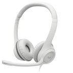 Logitech H390 USB Headset in-line controls, Noise Cancelling Mic (Off-white)