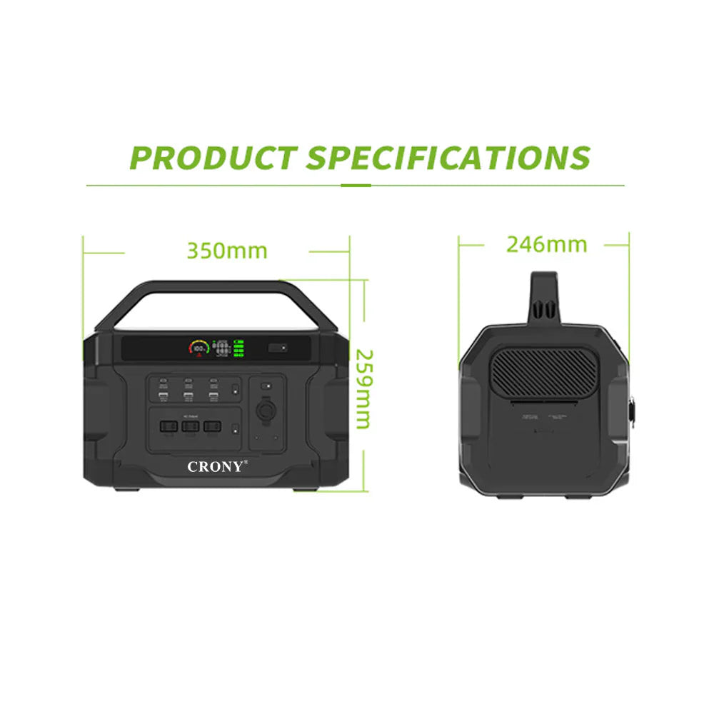 CRONY CN1002 in use charging appliances at home