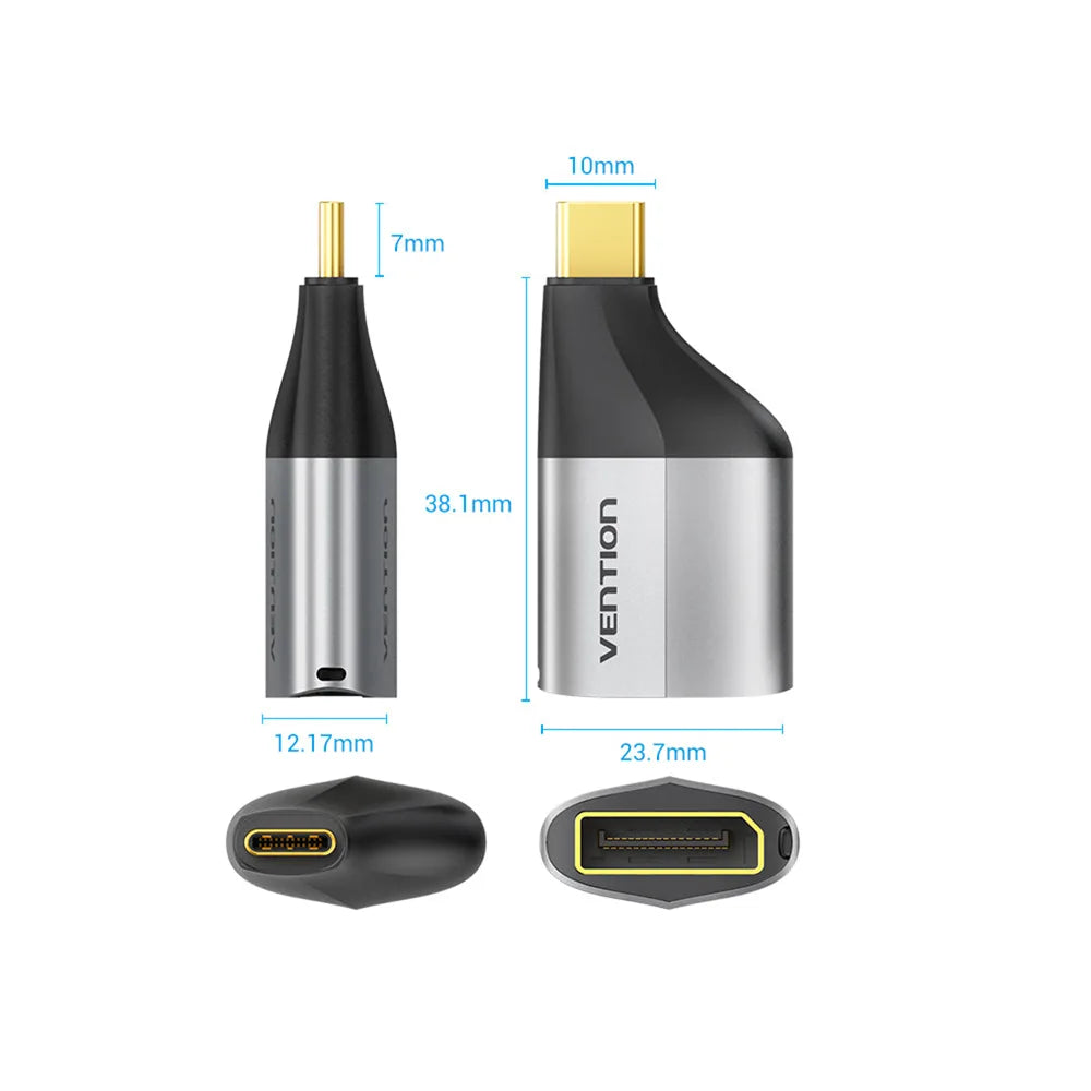 USB-C Male to DisplayPort Female Adapter 4K@60Hz