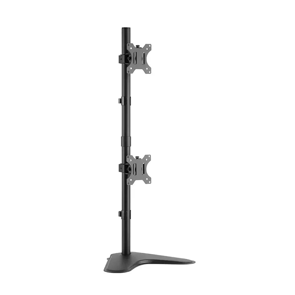 Skilltech SH120 T02V Vertical Dual-Monitor Steel Articulating Desktop Mount