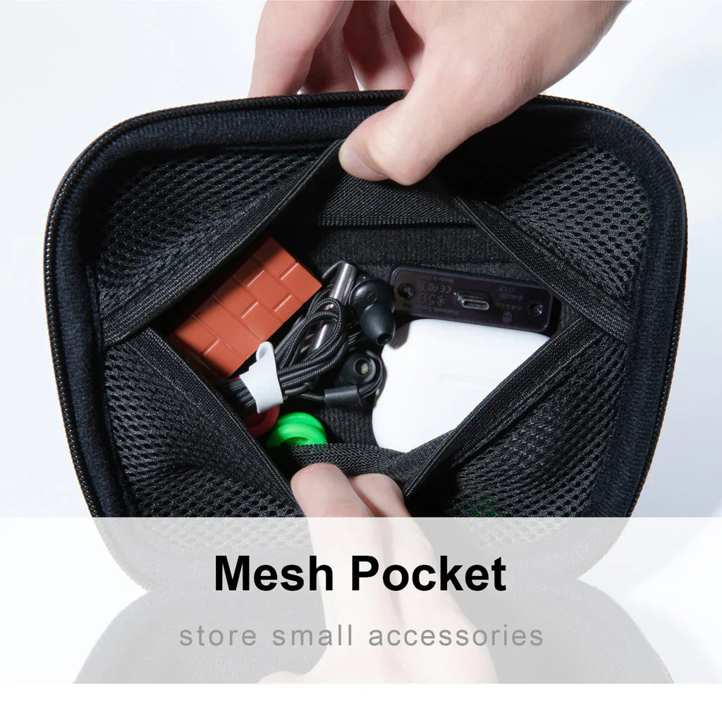 Skull & Co Black case mesh pocket