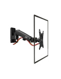 North Bayou F120 Gas Strut Flexi Wall Mount, 360° Rotation, Gas-Strut Support and Space-Saving Wall Installation