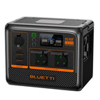 BLUETTI 600W power station AC outlet and USB ports detail