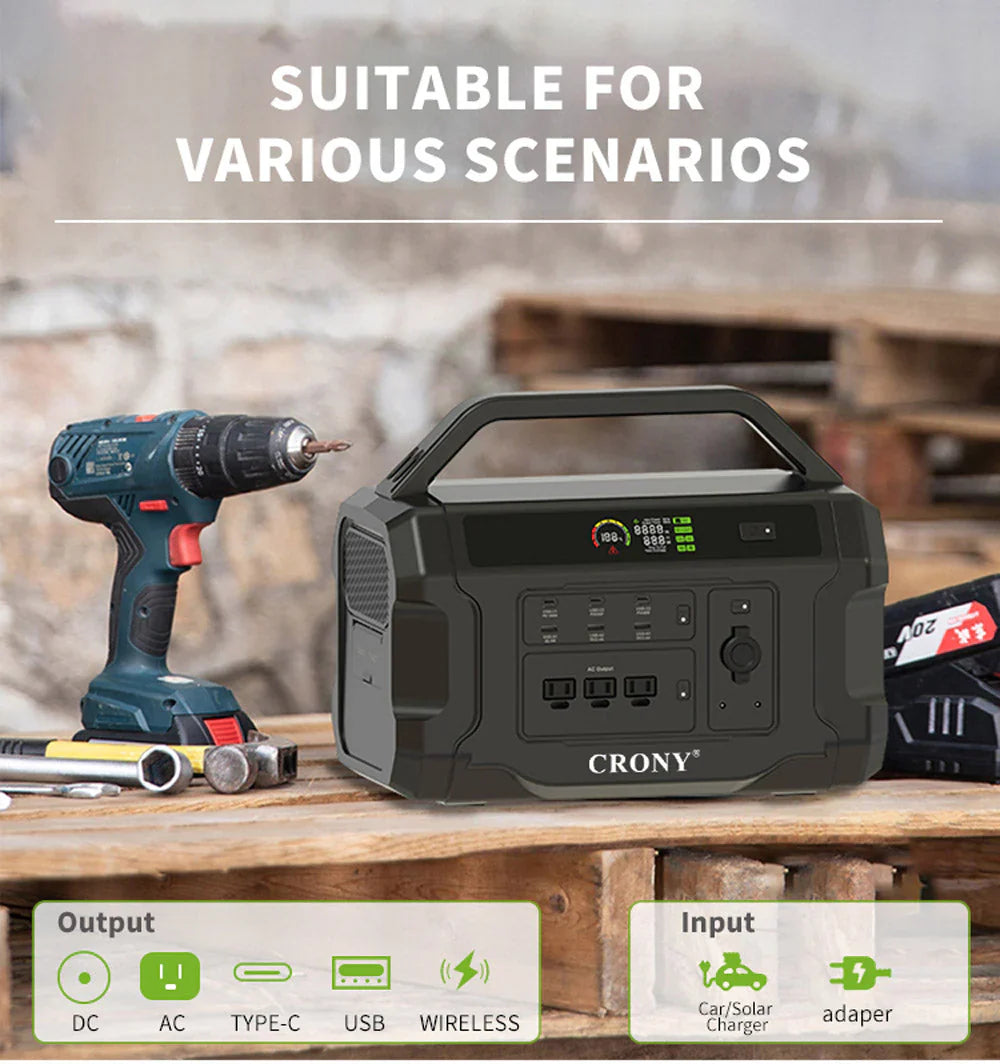 CRONY CN1002 1800W power station compact size